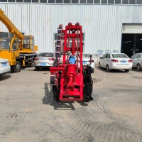 光伏打樁機(jī)大棚樁擰地釘履帶小鉆機(jī)開山鉆孔用潛孔鉆機(jī)
